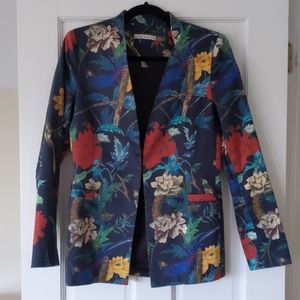 Good used condition Alice + Olivia floral blazer 8